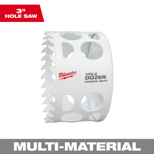 Milwaukee Tool 49-56-0734 3" Hole Dozer Hole Saw w/ Carbide Teeth, 1 EA
