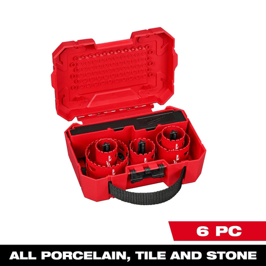 Milwaukee Tool 49-56-5730 6 Piece DIAMOND MAX Hole Saw Set, 1 ST