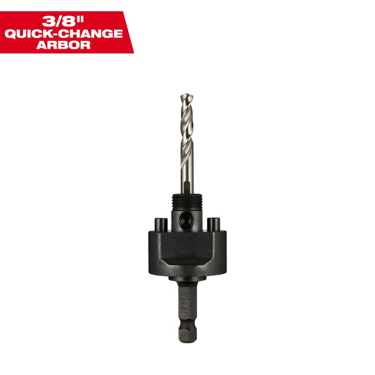 Milwaukee Tool 49-56-7250 Large Thread Pull-Back Arbor 3/8" Shank, 1 EA