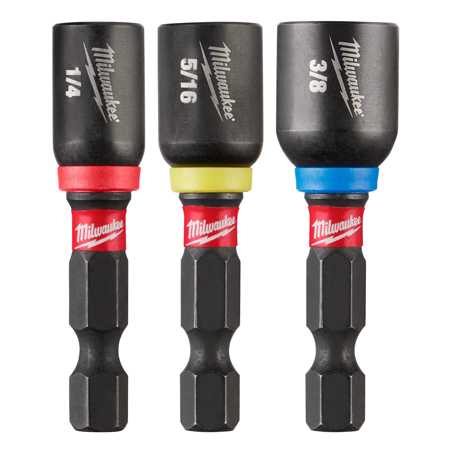 Milwaukee Tool 49-66-4561 3PC SHOCKWAVE™ Impact Duty 1-7/8" Magnetic Nut Driver Set, 3 ST/CA