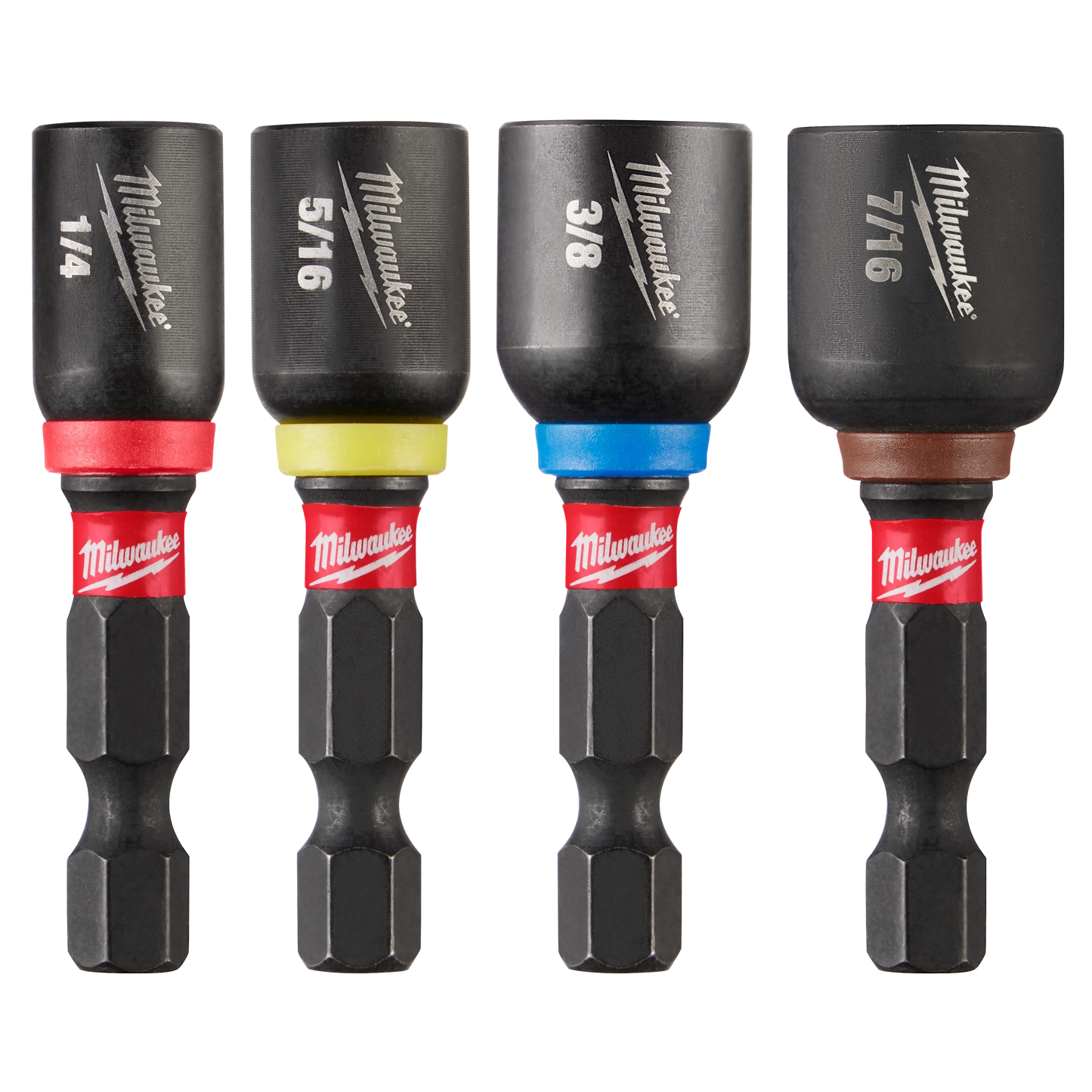 Milwaukee Tool 49-66-4562 4PC SHOCKWAVE™ Impact Duty 1-7/8" Magnetic Nut Driver Set, 3 ST/CA