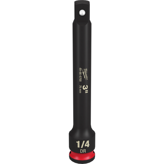 Milwaukee Tool 49-66-6700 SHOCKWAVE™ Impact Duty 1/4" Drive 3" Extension, 1 EA