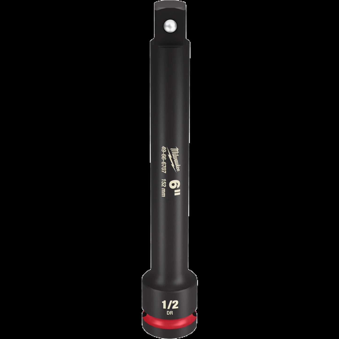 Milwaukee Tool 49-66-6707 SHOCKWAVE Impact Duty 1/2" Drive 6" Extension, 1 EA