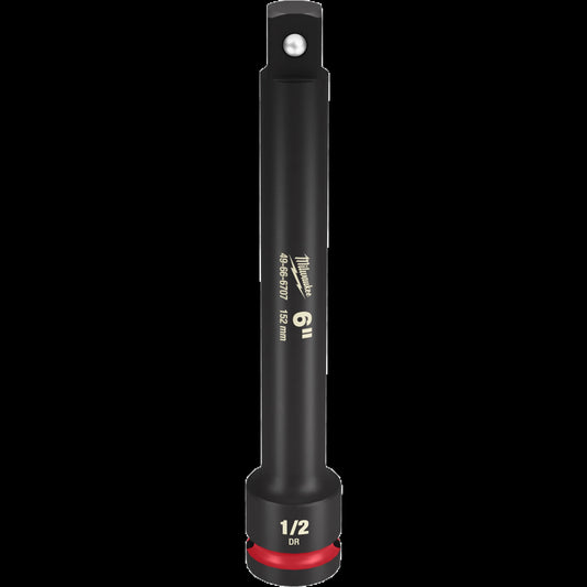 Milwaukee Tool 49-66-6707 SHOCKWAVE Impact Duty 1/2" Drive 6" Extension, 1 EA