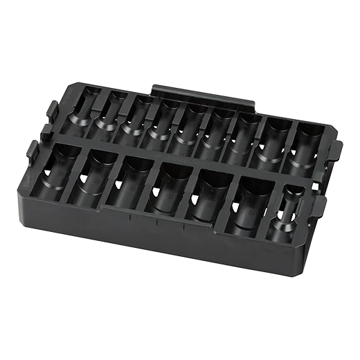 Milwaukee Tool 49-66-6833 16PC SHOCKWAVE™ Impact Duty Socket 1/2” Drive MM TRAY ONLY, 4 ST/PK