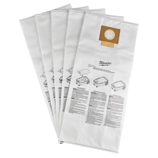Milwaukee Tool 49-90-1969 Fleece Dust Bags (5PK), 5 EA/PK