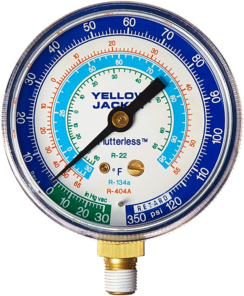 Yellow Jacket 49016 Blue compound Â°F gauge