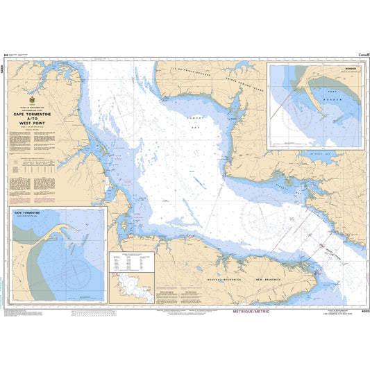 Paradise Clay CAN4905 CHS Chart Cape Tormentine /to West Point