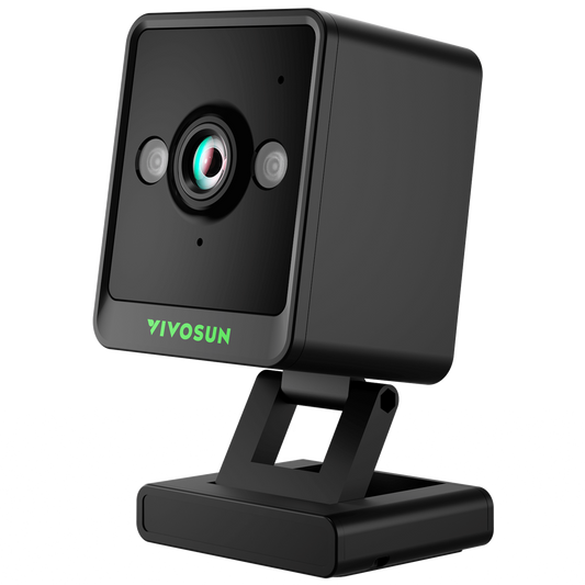 Vivosun GrowCam C4, 2K QHD WiFi Smart Camera for Grow Tent & VGrow Smart Grow Box, Timelapse, Night Vision, SD Card Storage, 2-Way Audio, App Control