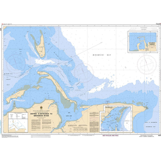 Paradise Clay CAN4911 CHS Chart Entrée /Entrance to Miramichi River