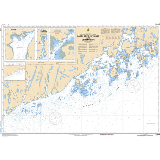 Paradise Clay CAN4970 CHS Chart Baie de Bonne-Espérance /to Île Mistanoque