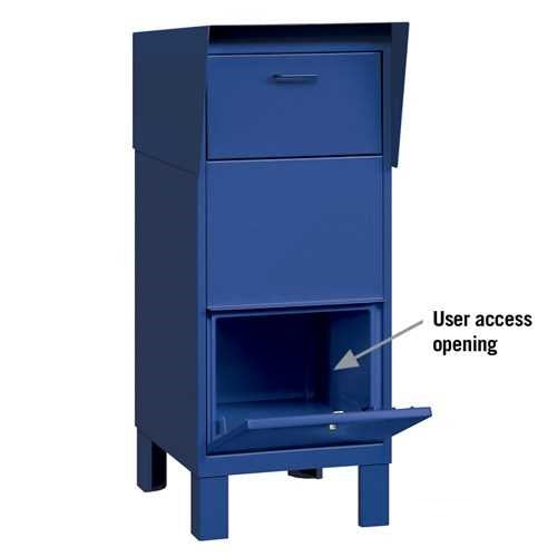 Mailboxes 4975BLU Salsbury Courier Box - Blue