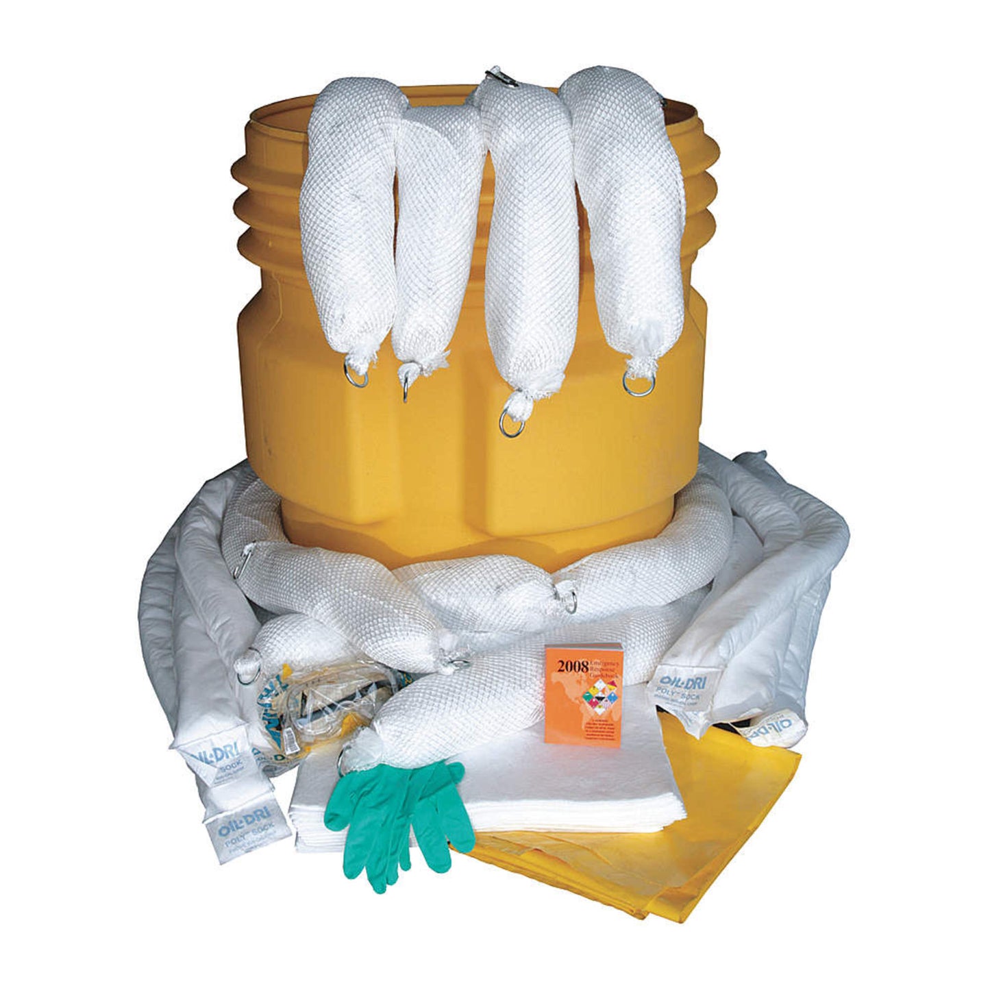 Oil Dri L90865 19" L x 15" W 55 gal/kit Capacity Oil-Dri White Oil Only Spill Response Kit