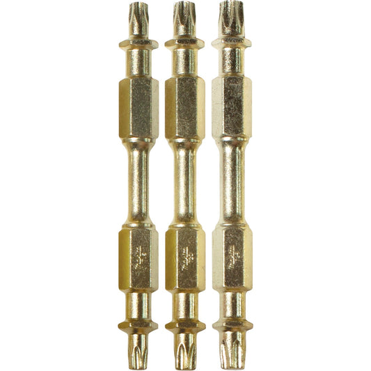 Makita B-49616 Impact GOLD® 3 Pc. Assorted (2‘1/2") Torx Double‘Ended Power Bits