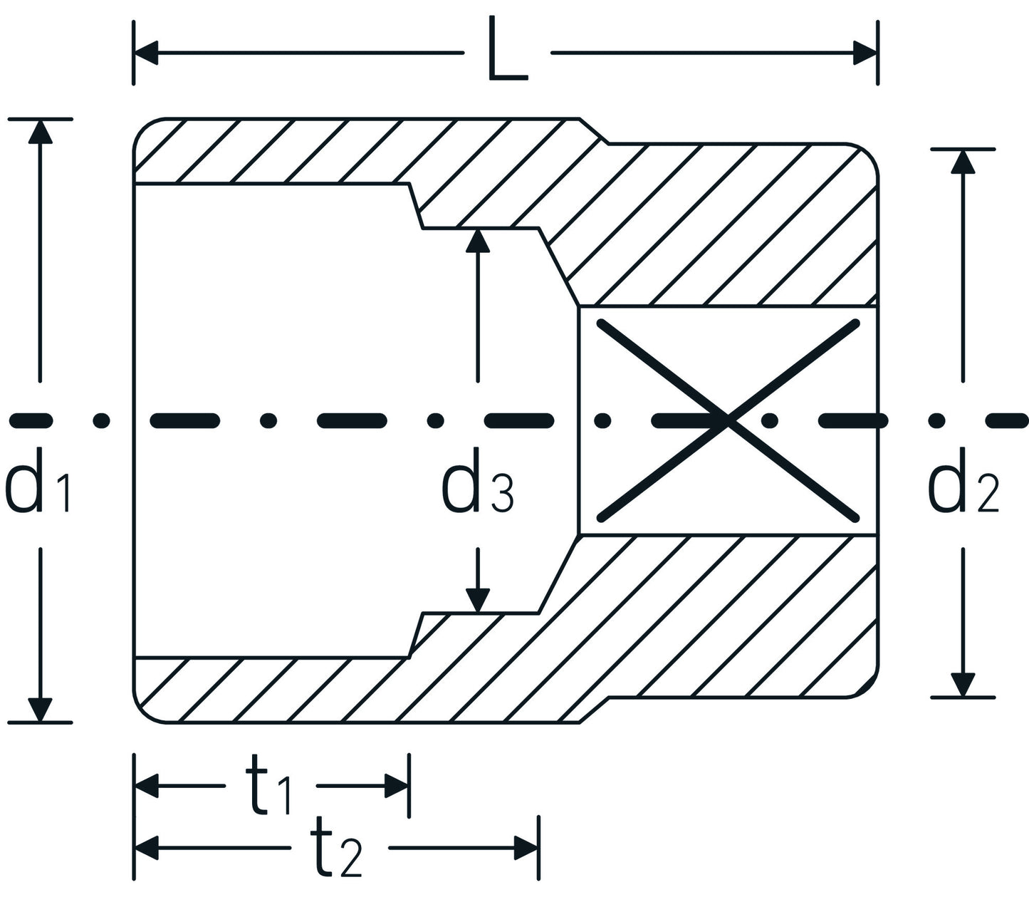 Stahlwille 5410072 55 A 2 Sockets