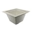 Jones Stephens S49053 3" PVC Hub Fit Floor Sink with 3/4 Top Grate and Dome Bottom Grate