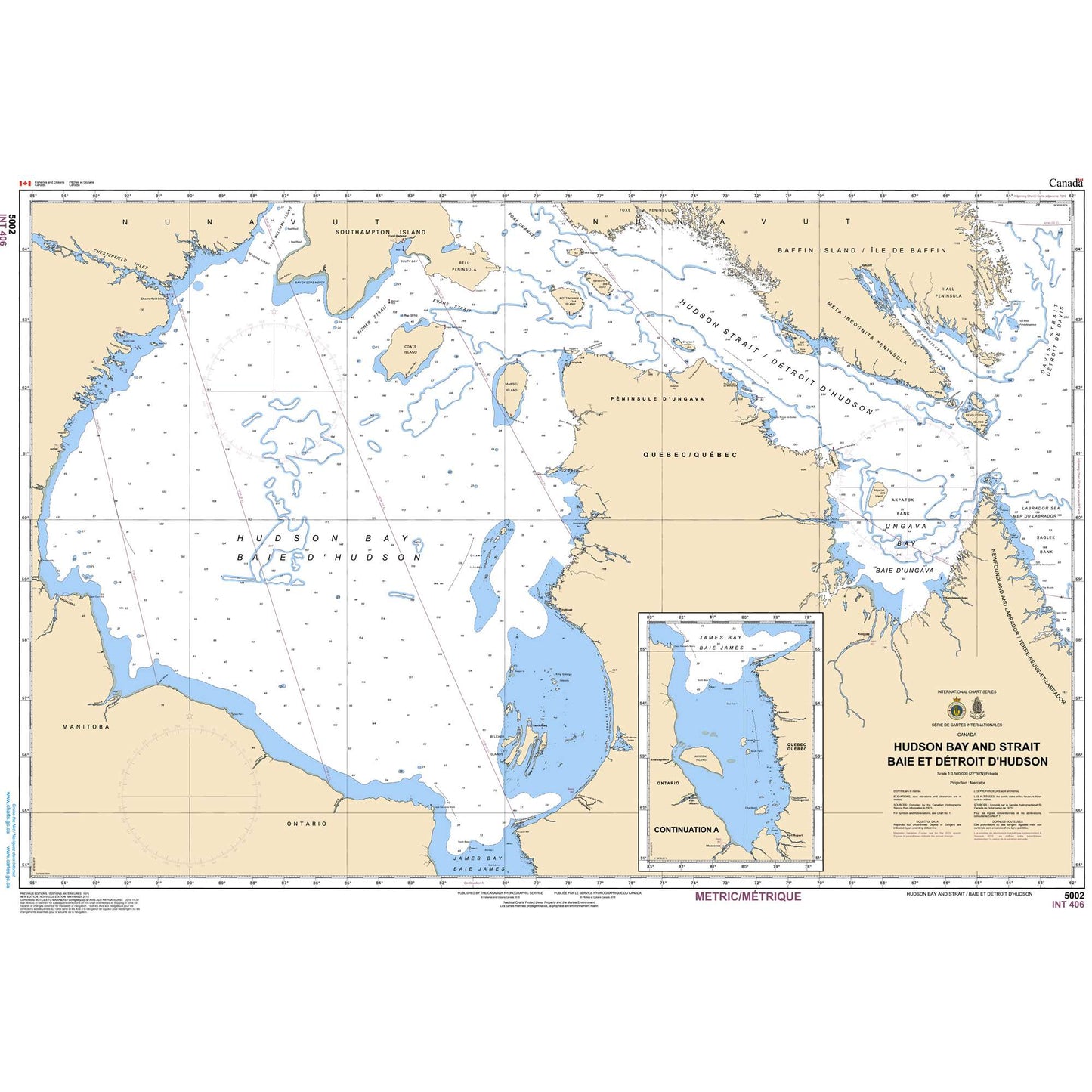 Paradise Clay CAN5002 CHS Hudson Strait and Bay