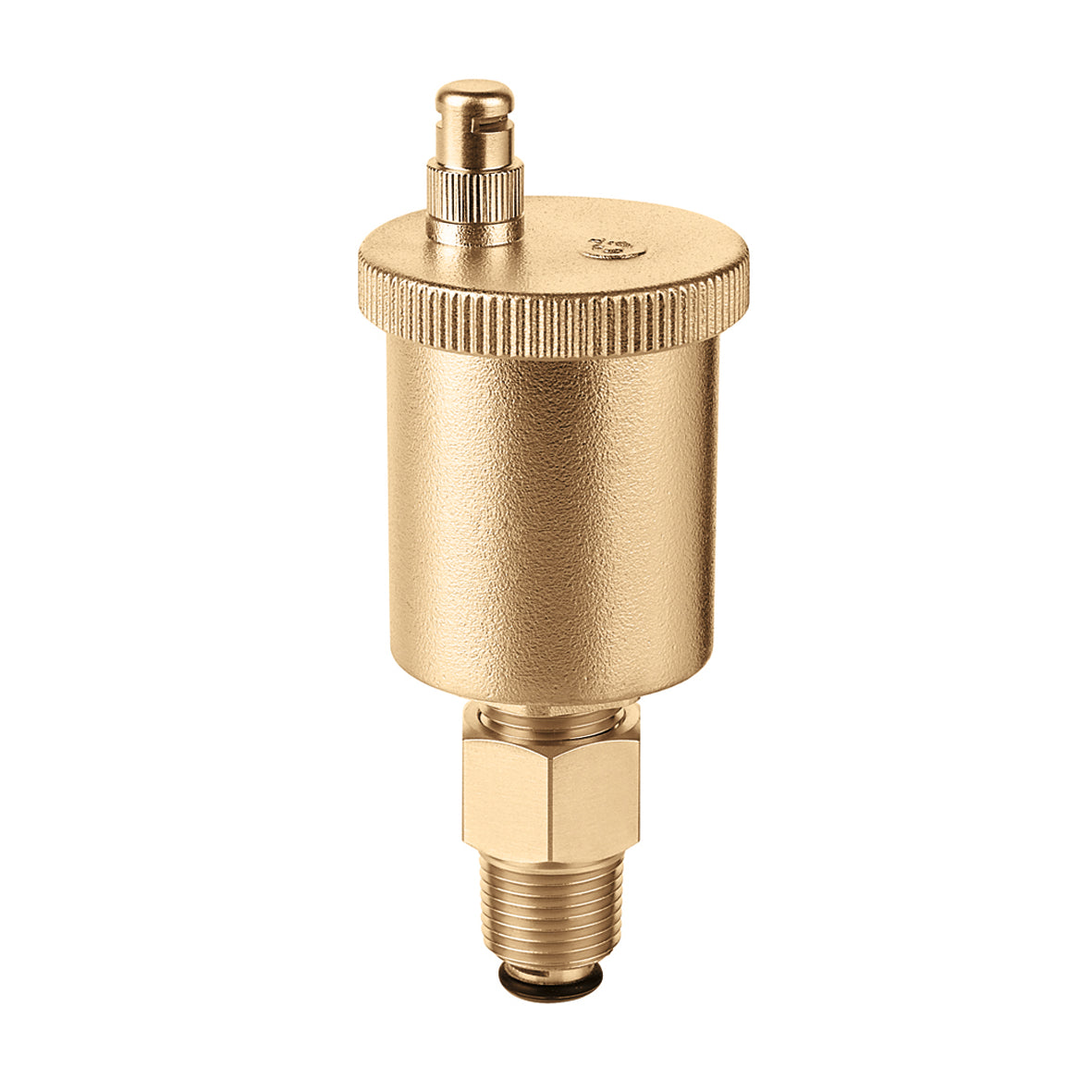 Caleffi 502343A VALCAL® Automatic air vent 1/2" NPT Male, w/ Check Valve & Hygroscopic Cap