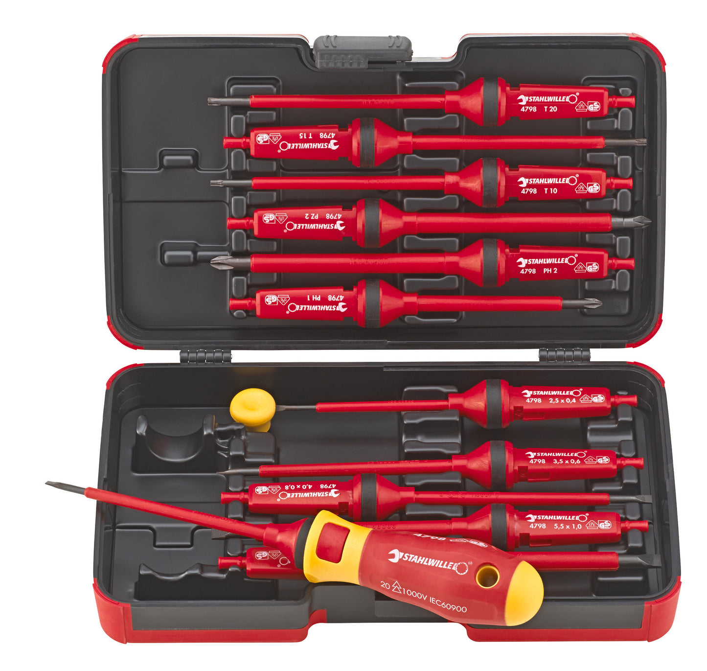 Stahlwille 96469511 4798 VDE - UMSTECKSCHRAUBENDREHERSATZ Set Of Interchangeable Vde Screwdrivers