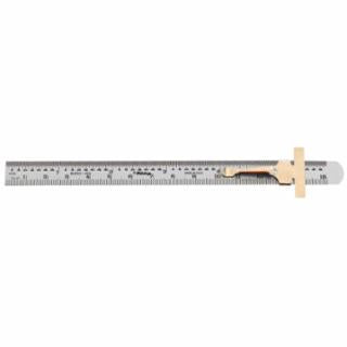 MITUTOYO 950-300 6"X150Mm Steel Pocket Rule W/Pocket Cl