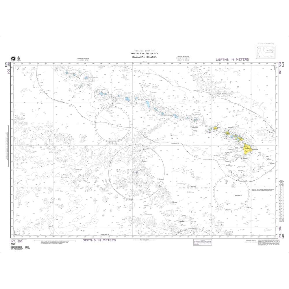 Paradise Clay NGA_504 NGA Chart Hawaiian Islands