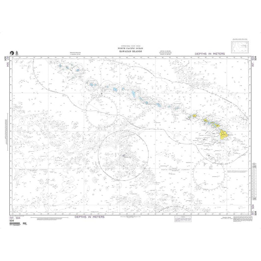 Paradise Clay NGA_504 NGA Chart Hawaiian Islands