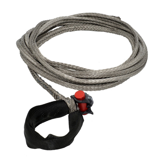 Fusion Tools 20-0250025 1/4" x 25' LockJaw Synthetic Winch Line w/ Integrated Shackle 2,833 lbs WLL