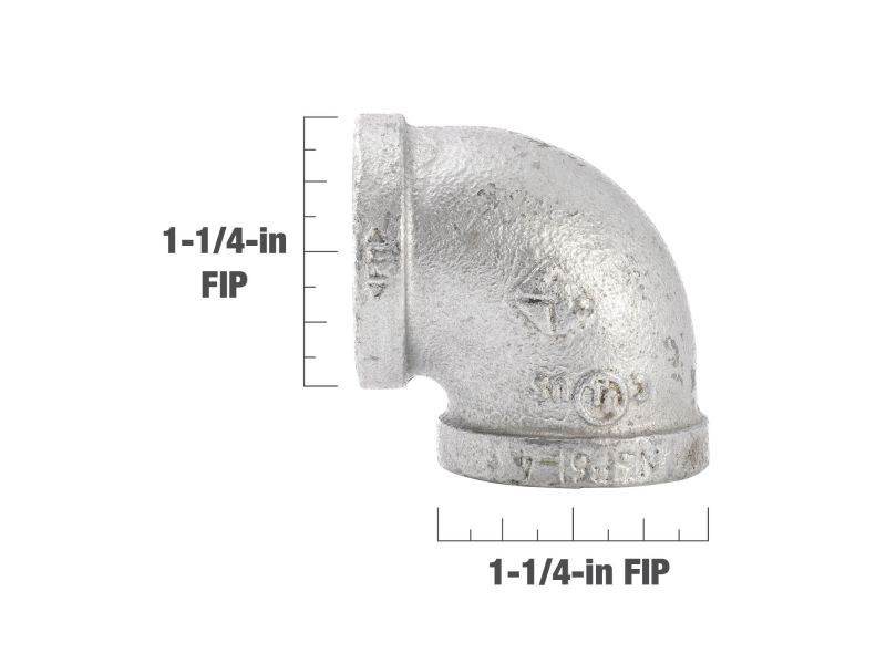 B&K Products 510-006Hn 1-1/4" Elbow 90