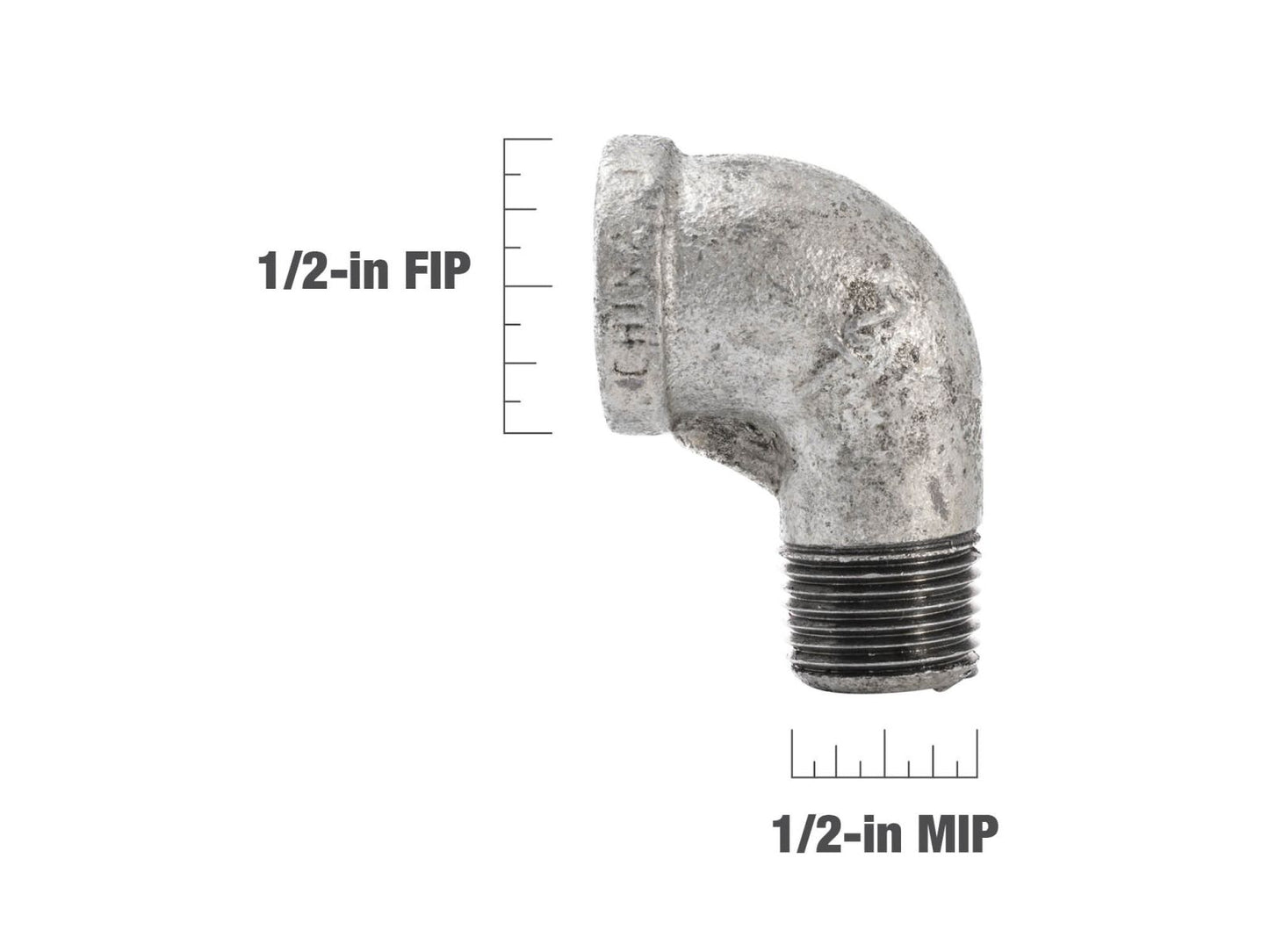 B&K Products 510-303Hn 1/2" Street Elbow 90