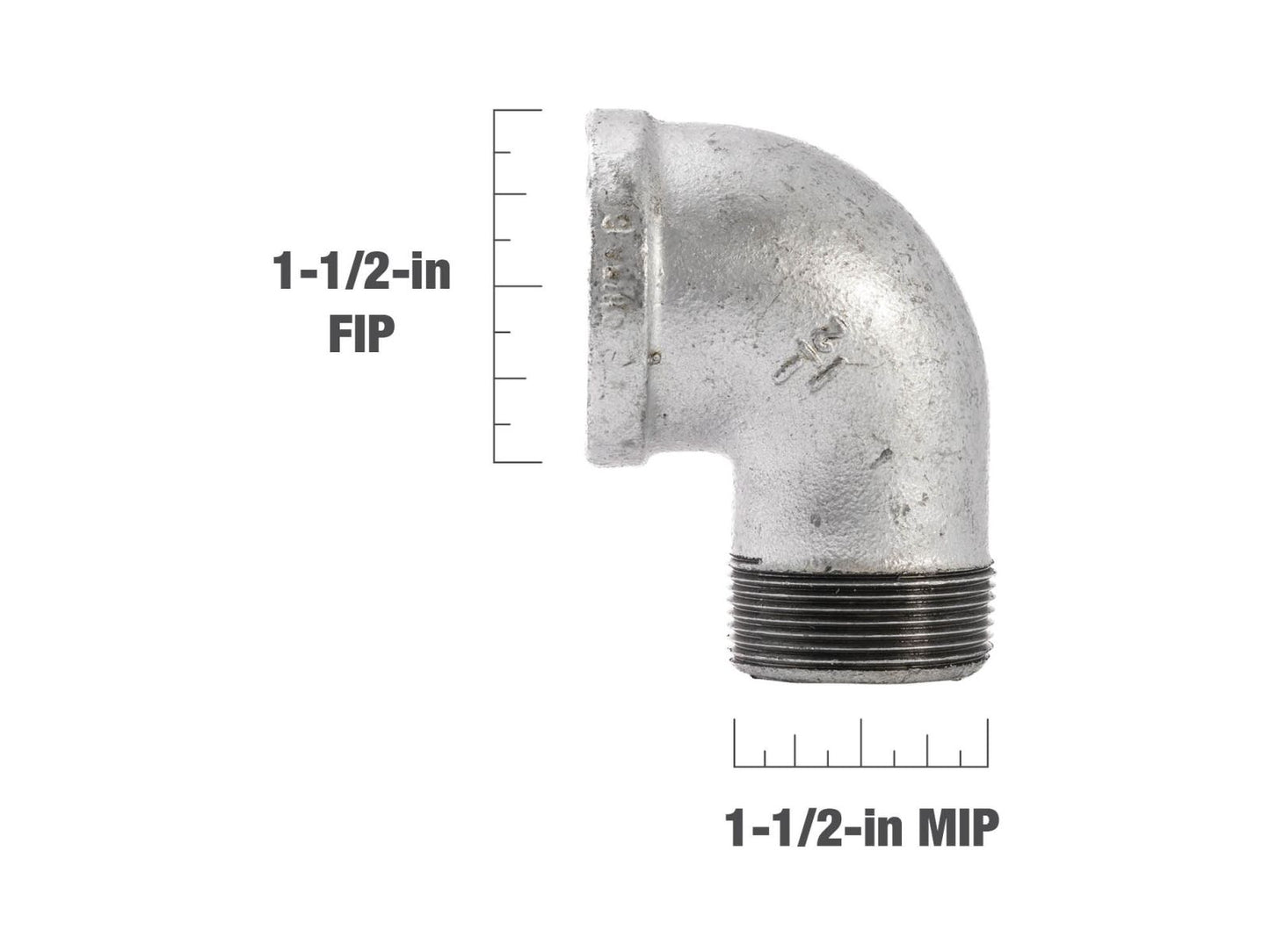 B&K Products 510-307 1-1/2" Street Elbow 90