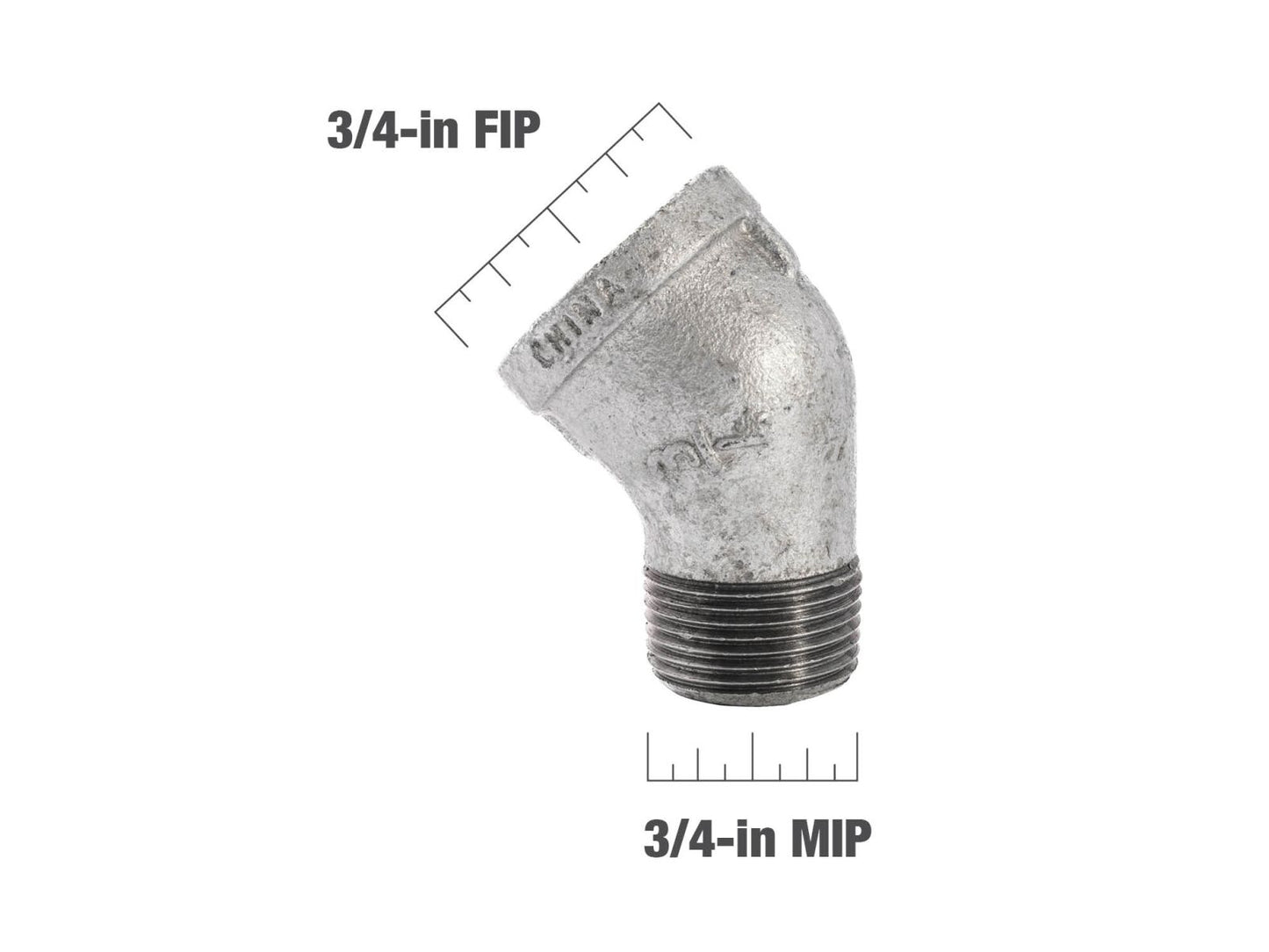 B&K Products 510-504Hn 3/4" Street Elbow 45