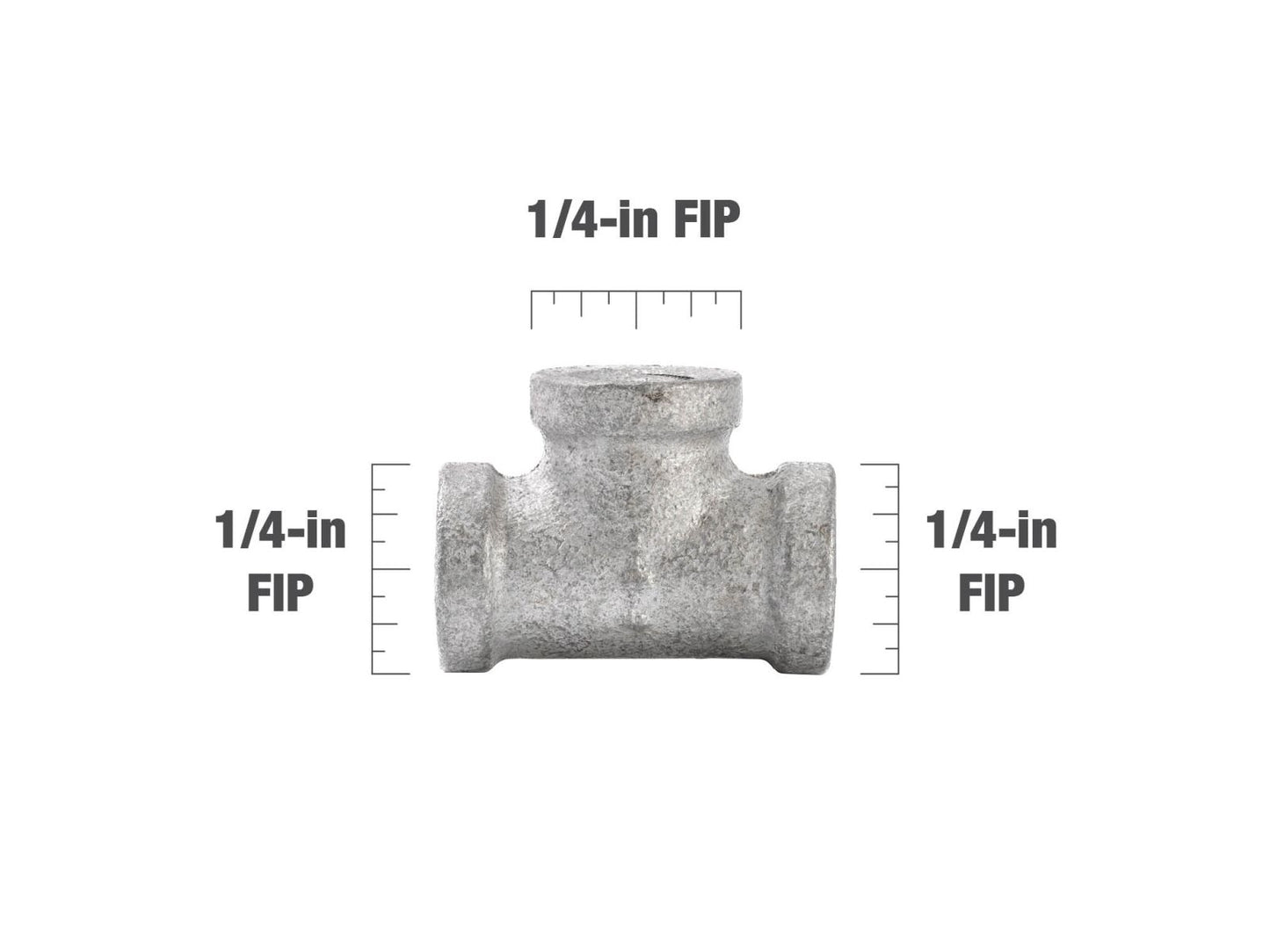 B&K Products 510-601Hn 1/4" Tee