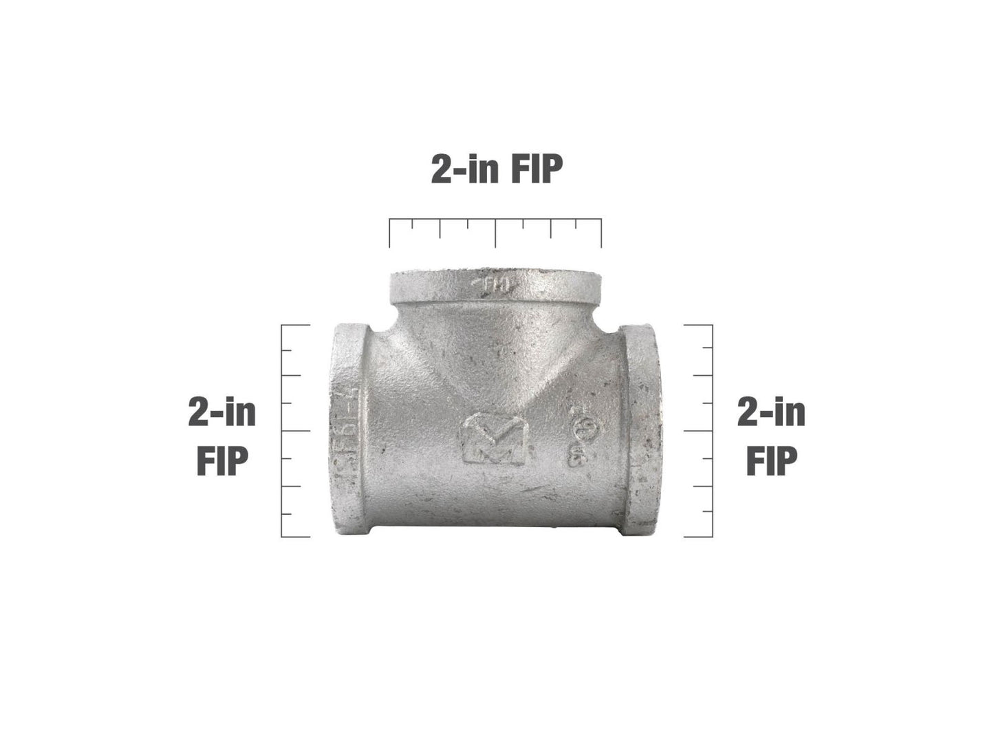 B&K Products 510-608 2" Tee