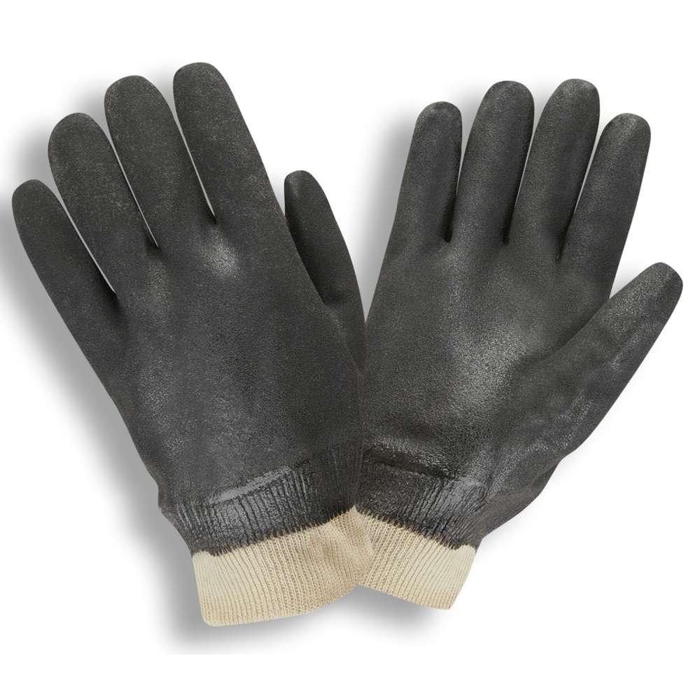 Cordova Safety 5100SJ Supported, PVC, Double Dipped, Sandpaper