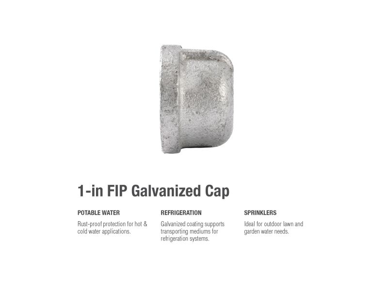 B&K Products 511-405Hp 1" Cap