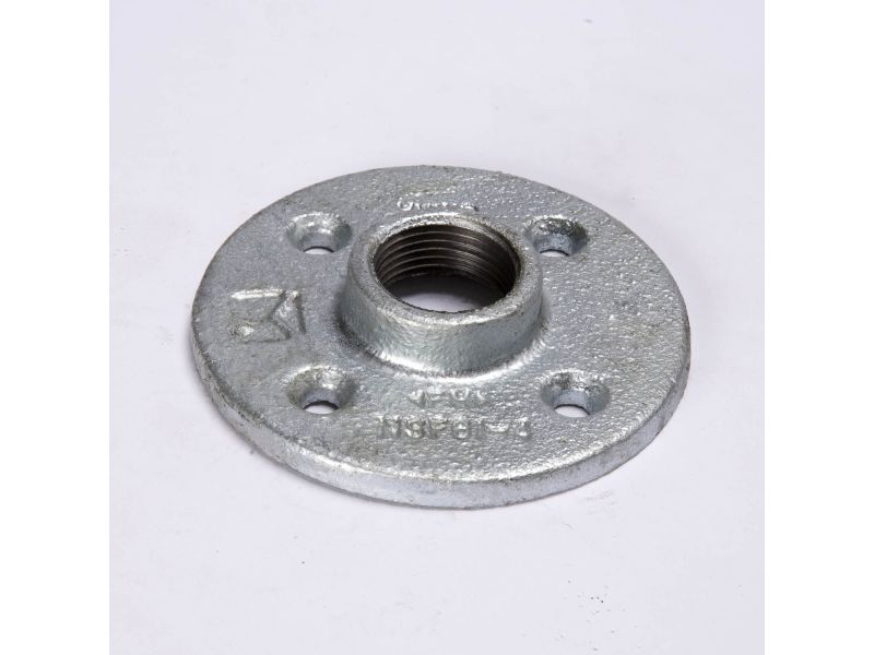B&K Products 511-601Hc Floor Flange Galv 1/4
