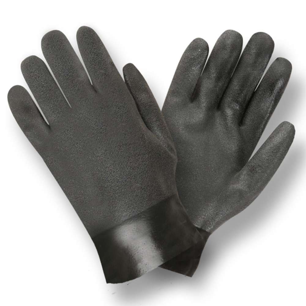 Cordova Safety 5110SJ Supported, PVC, Double Dipped, Sandpaper, 10 Inch