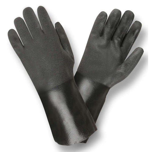 Cordova Safety 5114SJ Supported, PVC, Double Dipped, Sandpaper, 14 Inch