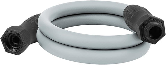 Colors HFZC505GYS-E SwivelGrip® Garden Hose, 5/8" x 5', 3/4" - 11 1/2 GHT Fittings, Slate Grey