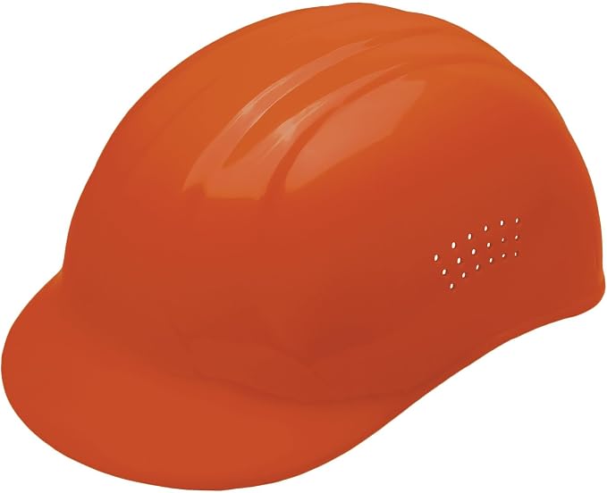 Delta Plus WEL19113OR 67 Bump Cap with 4-Point Pin-Lock Suspension, Orange