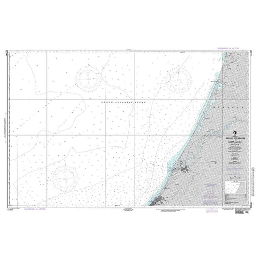 Paradise Clay NGA_51200 NGA Chart Moulay Bou Selham to Rabat and Sale