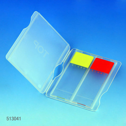 Globe Scientific 513042 Slide Mailer Polypropylene for 2 Slides Natural