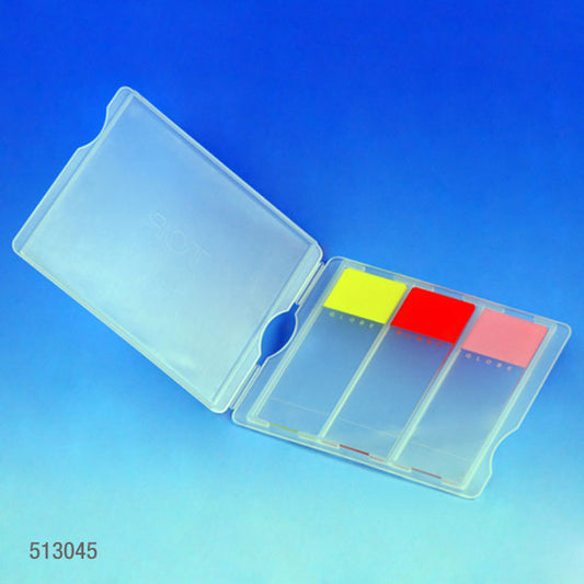 Globe Scientific 513046 Slide Mailer Polypropylene for 3 Slides Natural