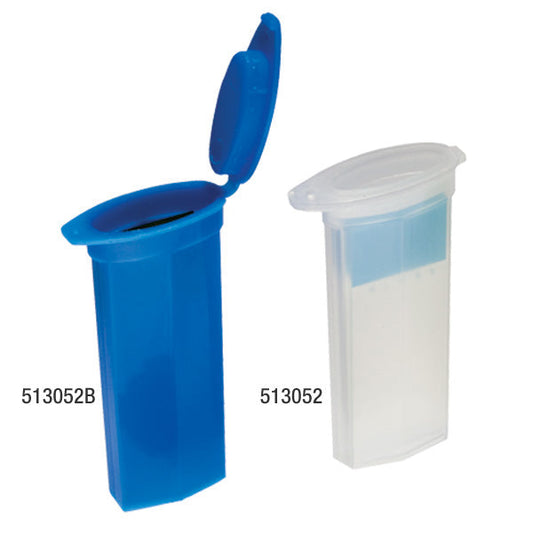 Globe Scientific 513052B Slide Mailer Polypropylene Flip Top for 2 slides Blue 100/Pack 10 Packs/Unit