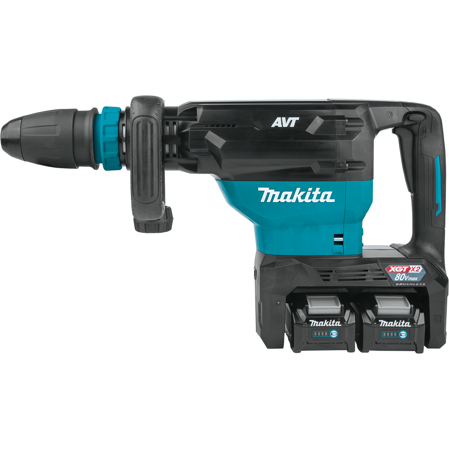 Makita GMH02PM 80V max (40V max X2) XGT® Brushless 28 lb. SDS‘MAX AVT® Demolition Hammer Kit, AWS® Capable (4.0Ah)