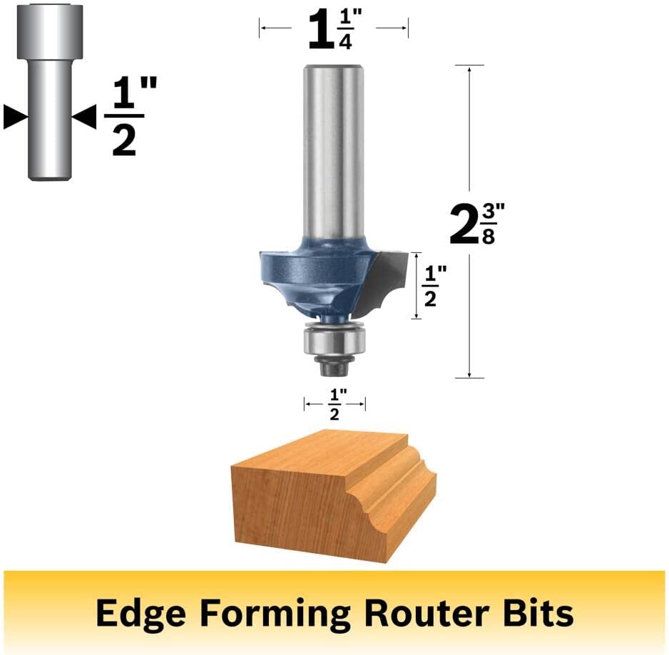 Bosch 85580M 1-1/4 In. X 1/2 In. Carbide Tipped Classical Bit