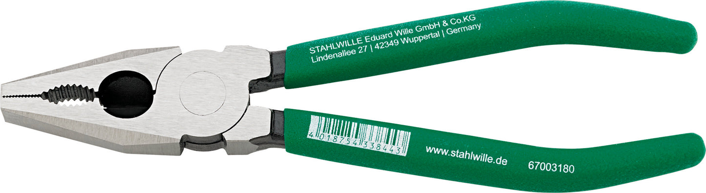 Stahlwille 67003180 6700 KOMBIZANGE 180, POL, KST-UEBERZUG Combination Pliers