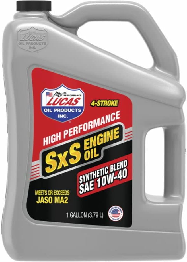 Lucas Oil 11197 Synthetic Blend SAE 10W-40 SXS Engine Oil/Gallon