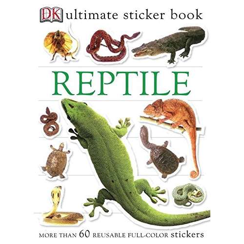 Paradise Clay RAN607 Ultimate Sticker Book: Reptile - Book