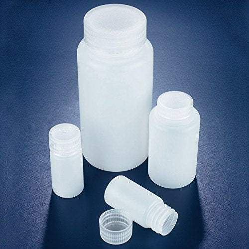 Globe Scientific BWH0060PN Bottle wide mouth60mLHDPE round PP screwcap
